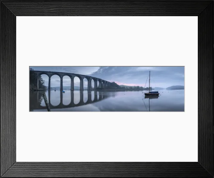 Framed Print : Brunels St Germans Viaduct at dawn, St German s, Cornwall, England. Spring (March) 2021 Framed Print : Brunels St Germans Viaduct at dawn, St German s, Cornwall, England. Spring (March) 2021