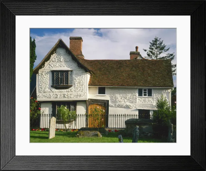Framed Print : 15th Century Priests House, Clare, Suffolk, England Framed Print : 15th Century Priests House, Clare, Suffolk, England