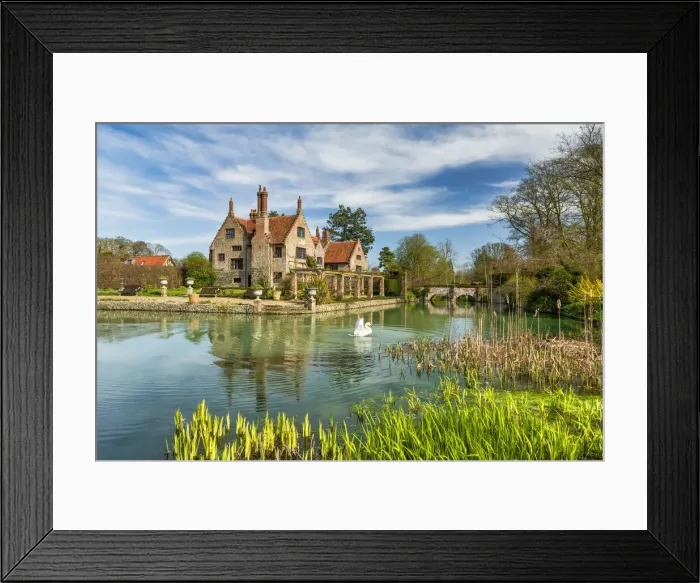 Framed Print : Hindringham Hall in Spring, Hindringham, Norfolk, England Framed Print : Hindringham Hall in Spring, Hindringham, Norfolk, England
