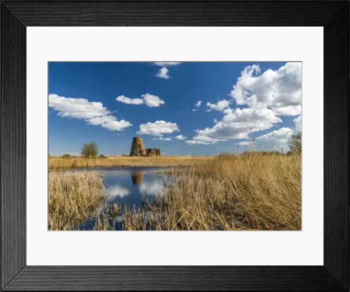Framed Print : St. Benets Abbey, Norfolk Broads National Park, England Framed Print : St. Benets Abbey, Norfolk Broads National Park, England