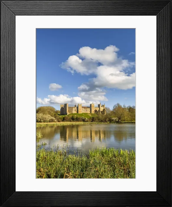 Framed Print : Framlingham Castle Reflecting in Mere, Framlingham, Suffolk, England Framed Print : Framlingham Castle Reflecting in Mere, Framlingham, Suffolk, England
