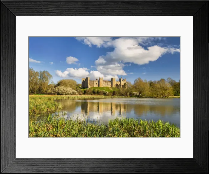 Framed Print : Framlingham Castle Reflecting in Mere, Framlingham, Suffolk, England Framed Print : Framlingham Castle Reflecting in Mere, Framlingham, Suffolk, England
