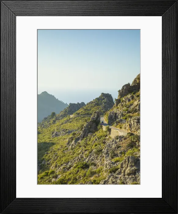 Framed Print : Road to Sa Calobra, Serra de Tramuntana, Mallorca, Balearic Islands, Spain Framed Print : Road to Sa Calobra, Serra de Tramuntana, Mallorca, Balearic Islands, Spain