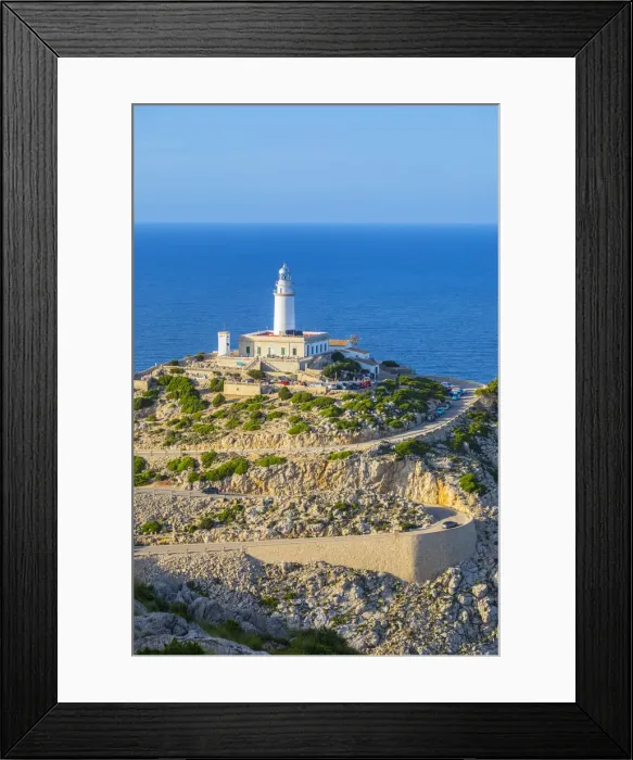 Framed Print : Lighthouse at Cap Formentor, Serra de Tramuntana, Mallorca, Balearic Islands, Spain Framed Print : Lighthouse at Cap Formentor, Serra de Tramuntana, Mallorca, Balearic Islands, Spain