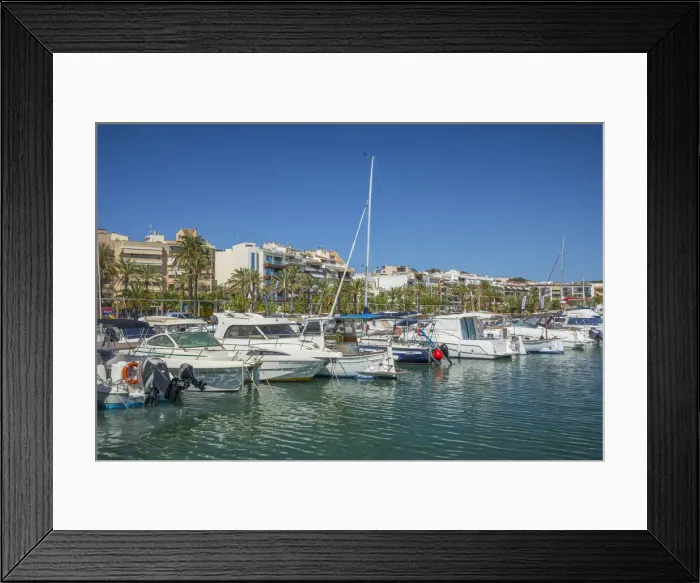 Framed Print : Port d Alcudia, Mallorca, Balearic Islands, Spain
