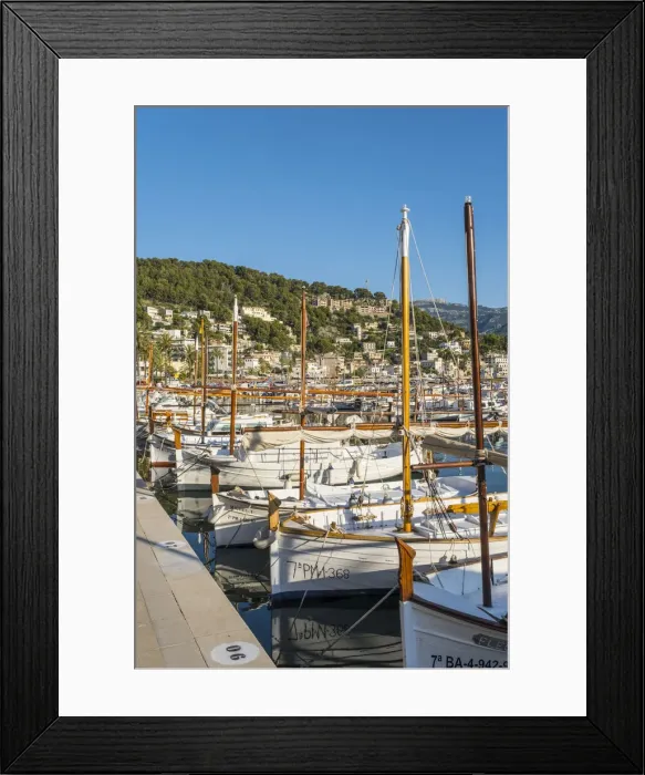 Framed Print : Port de Soller, Serra de Tramuntana, Mallorca, Balearic Islands, Spain Framed Print : Port de Soller, Serra de Tramuntana, Mallorca, Balearic Islands, Spain