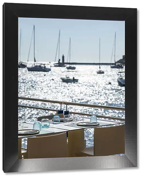 Harbourside restaurant, Port d Andratx, Mallorca, Balearic Islands, Spain