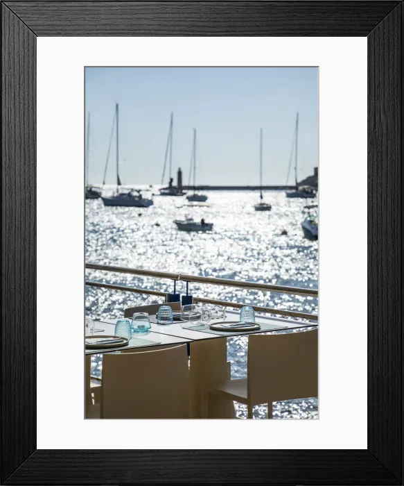 Framed Print : Harbourside restaurant, Port d Andratx, Mallorca, Balearic Islands, Spain Framed Print : Harbourside restaurant, Port d Andratx, Mallorca, Balearic Islands, Spain