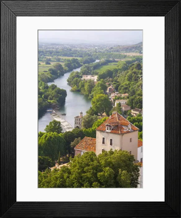 Framed Print : Canal du Midi, Beziers, Occitanie, France Framed Print : Canal du Midi, Beziers, Occitanie, France