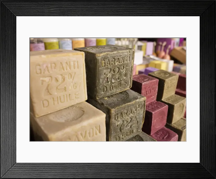 Framed Print : Soap at a market in Valensole, Provence, France Framed Print : Soap at a market in Valensole, Provence, France