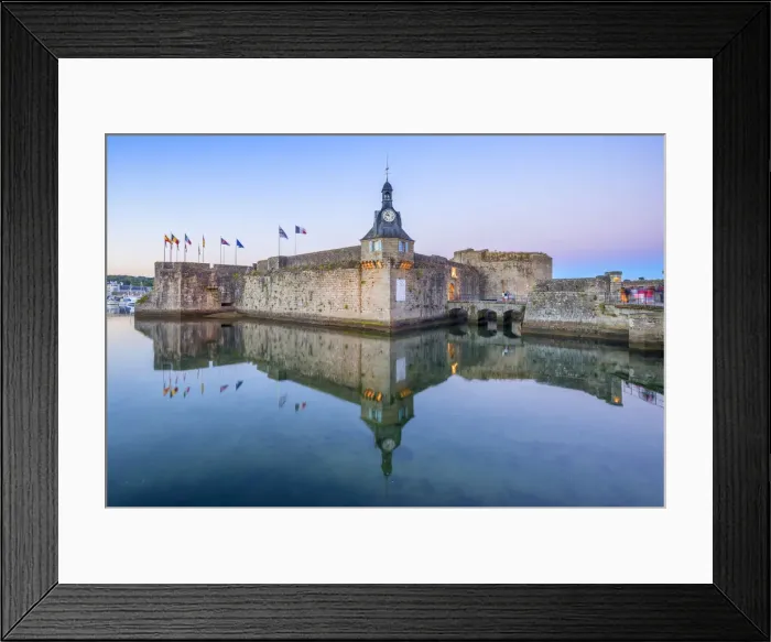Framed Print : Fortress of Concarneau, Finistere, Brittany, France Framed Print : Fortress of Concarneau, Finistere, Brittany, France