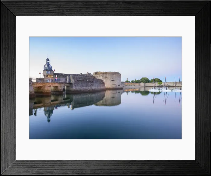 Framed Print : Fortress of Concarneau, Finistere, Brittany, France Framed Print : Fortress of Concarneau, Finistere, Brittany, France