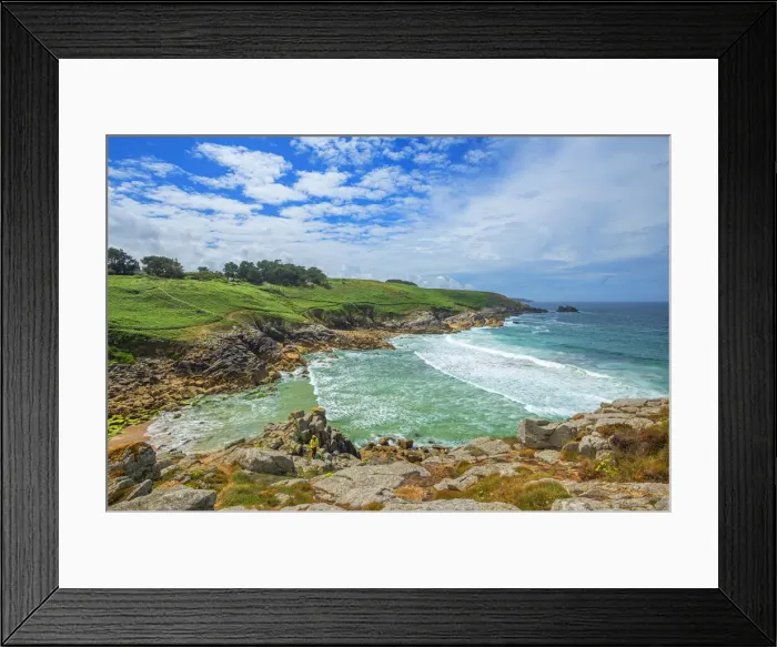 Framed Print : Beach of Point du Millier, Beuzec-Cap-Sizun, Finistere, Brittany, France Framed Print : Beach of Point du Millier, Beuzec-Cap-Sizun, Finistere, Brittany, France