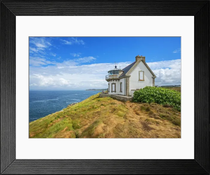 Framed Print : Lighthouse Phare du Millier, Beuzec-Cap-Sizun, Finistere, Brittany, France Framed Print : Lighthouse Phare du Millier, Beuzec-Cap-Sizun, Finistere, Brittany, France