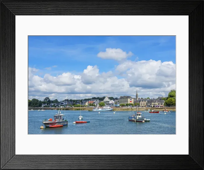 Framed Print : View at Benodet, Departement Finistere, Brittany, France Framed Print : View at Benodet, Departement Finistere, Brittany, France