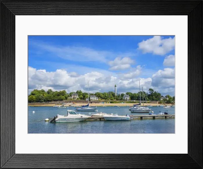 Framed Print : View at Benodet, Departement Finistere, Brittany, France Framed Print : View at Benodet, Departement Finistere, Brittany, France