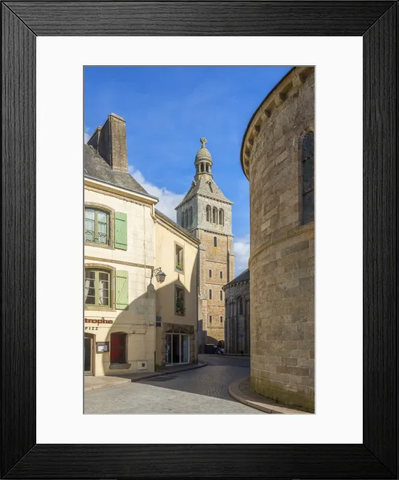 Framed Print : St. Croix church at Quimperle, Departement Finistere, Brittany, France Framed Print : St. Croix church at Quimperle, Departement Finistere, Brittany, France