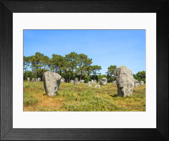 Framed Print : Menhirs of Carnac, Departement Morbihan, Brittany, France Framed Print : Menhirs of Carnac, Departement Morbihan, Brittany, France