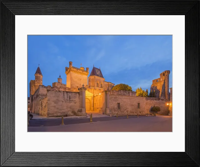 Framed Print : The Dukes palace at Uzes, Gard, Languedoc-Roussillon, France Framed Print : The Dukes palace at Uzes, Gard, Languedoc-Roussillon, France