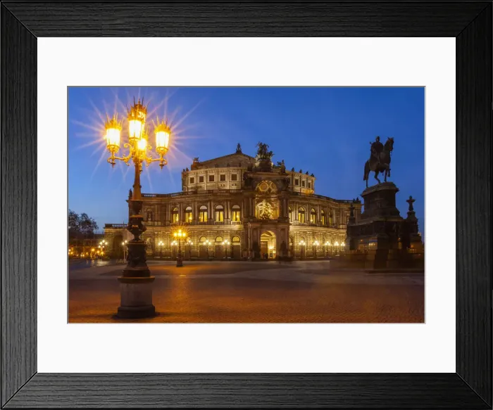 Framed Print : Semper Opera, Dresden, Saxony, Germany, Europe Framed Print : Semper Opera, Dresden, Saxony, Germany, Europe