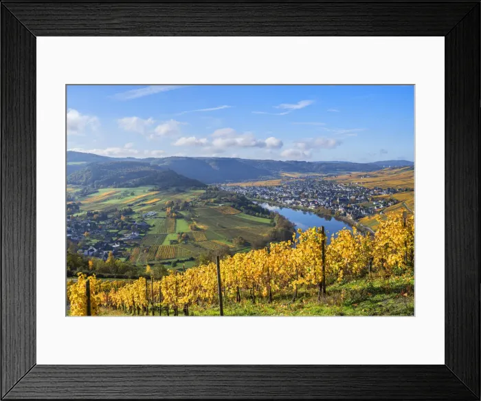 Framed Print : View at Krov, Mosel valley, Rhineland-Palatinate, Germany Framed Print : View at Krov, Mosel valley, Rhineland-Palatinate, Germany