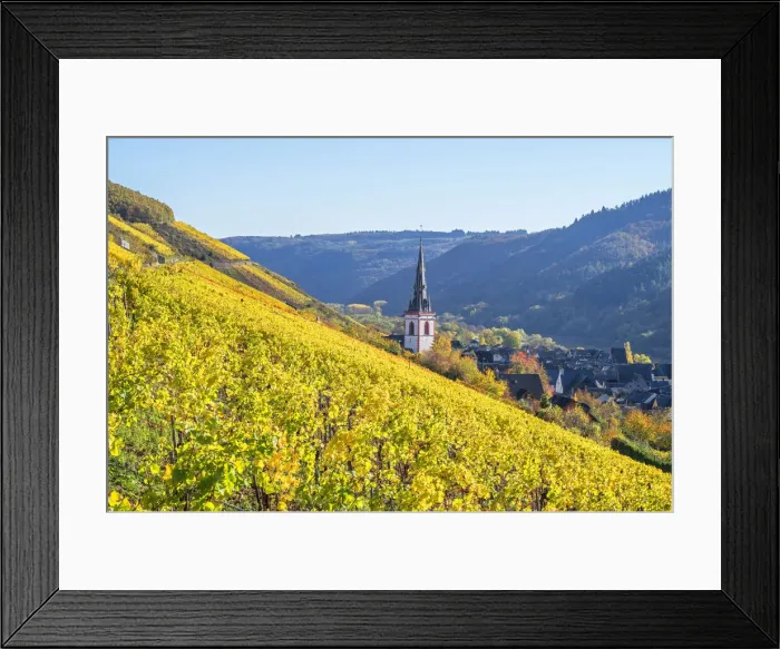 Framed Print : View at Ediger, Ediger-Eller, Mosel valley, Rhineland-Palatinate, Germany Framed Print : View at Ediger, Ediger-Eller, Mosel valley, Rhineland-Palatinate, Germany