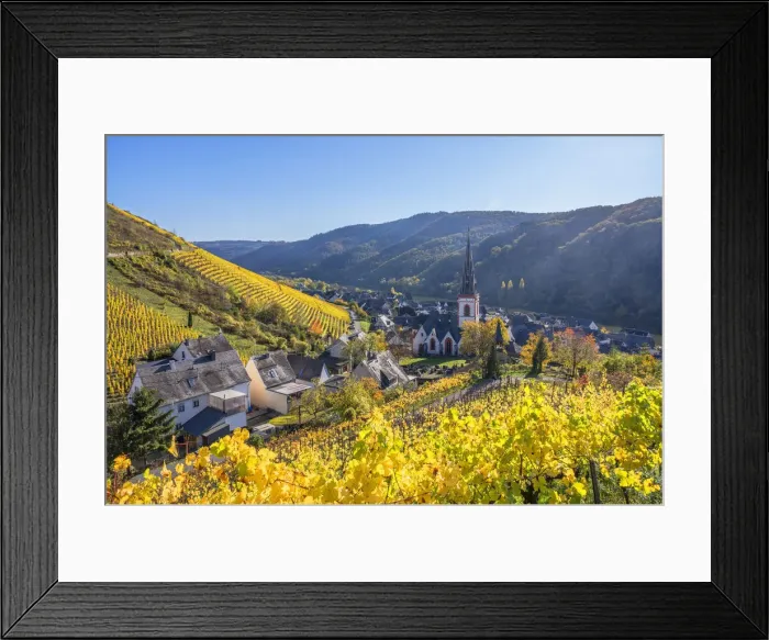 Framed Print : View at Ediger, Ediger-Eller, Mosel valley, Rhineland-Palatinate, Germany Framed Print : View at Ediger, Ediger-Eller, Mosel valley, Rhineland-Palatinate, Germany