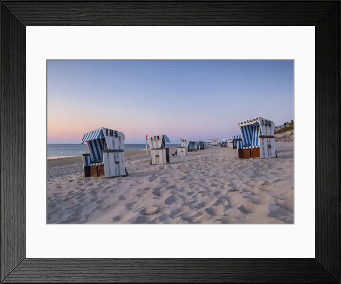 Framed Print : Beach Chairs at the north sea, Sylt, North Frisia, Schleswig-Holstein, Germany, Europe Framed Print : Beach Chairs at the north sea, Sylt, North Frisia, Schleswig-Holstein, Germany, Europe