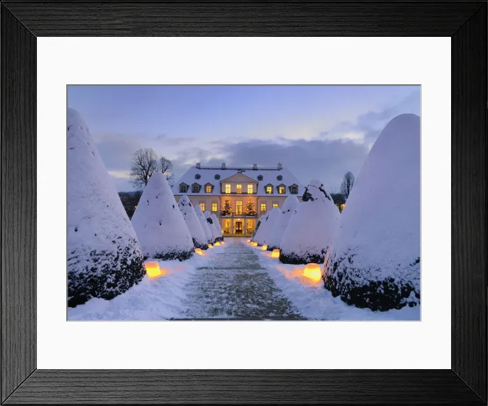 Framed Print : Wackerbarth Castle in Winter, saxon wine route, Radebeul, Saxony, Germany, Europe Framed Print : Wackerbarth Castle in Winter, saxon wine route, Radebeul, Saxony, Germany, Europe