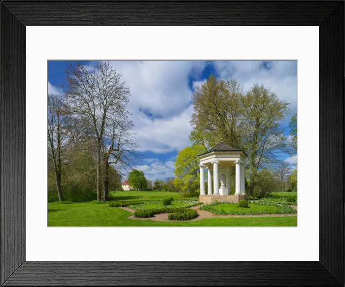 Framed Print : Temple of the Muses in the landscape gardens (Anna Amalia Park) of Tiefurt castle Framed Print : Temple of the Muses in the landscape gardens (Anna Amalia Park) of Tiefurt castle