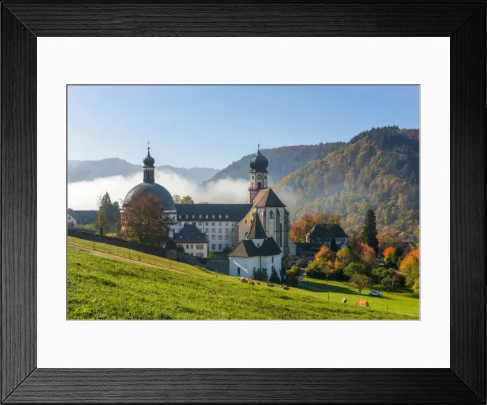 Framed Print : St. Trudpert Monastery, Munstertal, Staufen, Black Forest, Baden-Wuerttemberg, Germany, Europe Framed Print : St. Trudpert Monastery, Munstertal, Staufen, Black Forest, Baden-Wuerttemberg, Germany, Europe