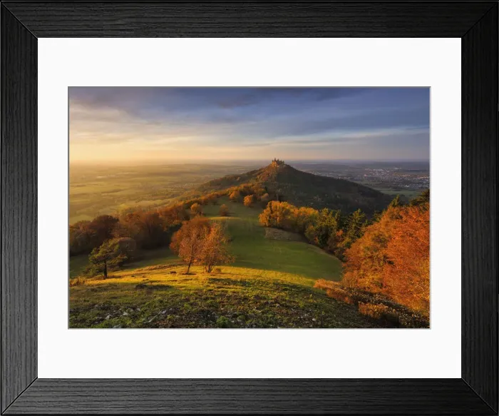 Framed Print : Autumn landscape, Hohenzollern Castle, dawn, hoar frost, Swabian Jura, Zollernalb, Hechingen, Baden-Wurttemberg, Germany, Europe Framed Print : Autumn landscape, Hohenzollern Castle, dawn, hoar frost, Swabian Jura, Zollernalb, Hechingen, Baden-Wurttemberg, Germany, Europe