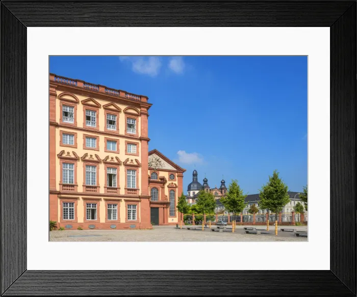 Framed Print : Baroque palace, Mannheim, Baden-Wurttemberg, Germany Framed Print : Baroque palace, Mannheim, Baden-Wurttemberg, Germany