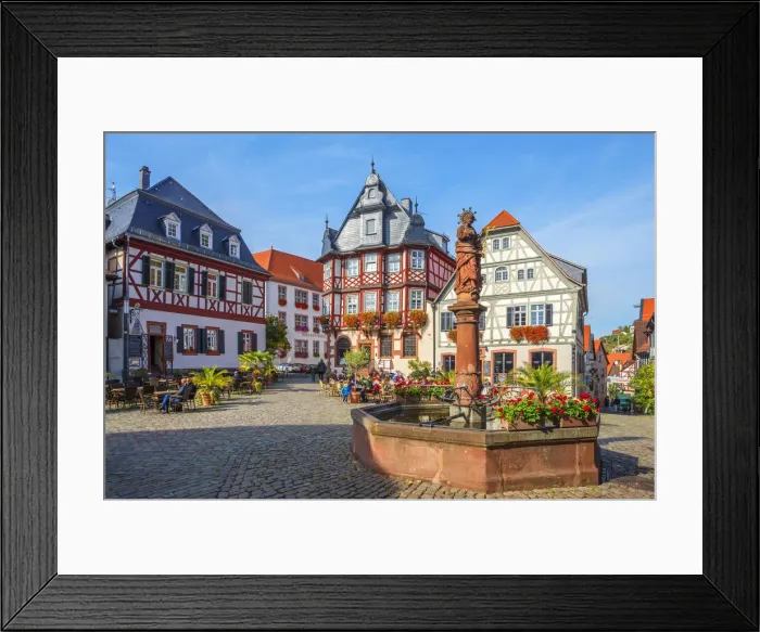Framed Print : Historical market place, Heppenheim, Hessische Bergstrasse, Odenwald, Hesse, Germany Framed Print : Historical market place, Heppenheim, Hessische Bergstrasse, Odenwald, Hesse, Germany