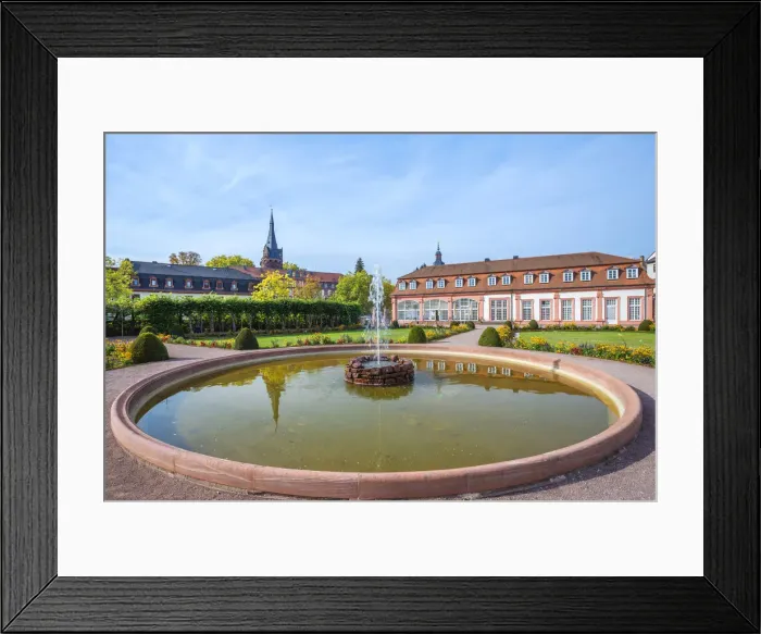 Framed Print : Erbach palace, pleasure garden, Erbach, Odenwald, Hesse, Germany Framed Print : Erbach palace, pleasure garden, Erbach, Odenwald, Hesse, Germany