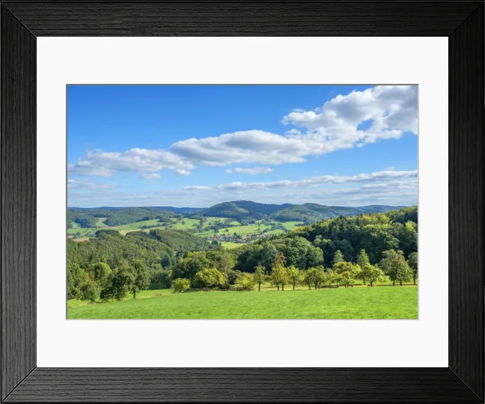 Framed Print : Laudenaul, Odenwald, Hesse, Germany Framed Print : Laudenaul, Odenwald, Hesse, Germany