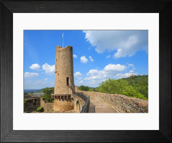Framed Print : Windeck castle, Weinheim, Bergstrasse, Odenwald, Baden-Wurttenberg, Germany Framed Print : Windeck castle, Weinheim, Bergstrasse, Odenwald, Baden-Wurttenberg, Germany