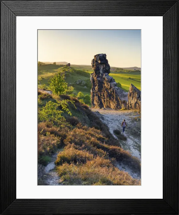 Framed Print : Devils Wall, Teufelsmauer, near Weddersleben, Harz, Saxony-Anhalt, Germany, Europe Framed Print : Devils Wall, Teufelsmauer, near Weddersleben, Harz, Saxony-Anhalt, Germany, Europe
