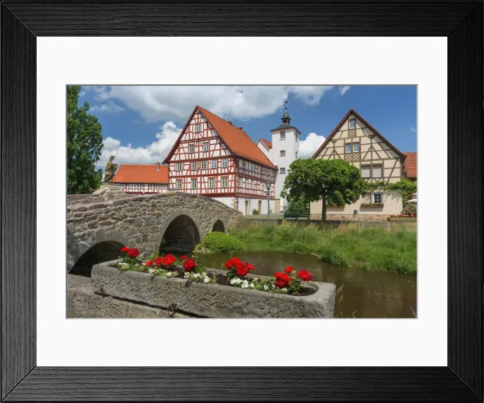 Framed Print : Nordheim, Rhoen, Lower Franconia, Bavaria, Germany, Europe Framed Print : Nordheim, Rhoen, Lower Franconia, Bavaria, Germany, Europe