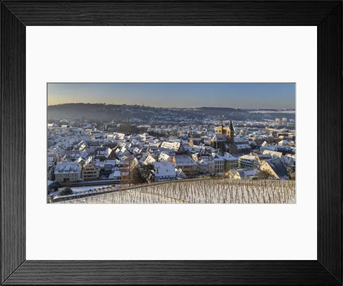 Framed Print : Old townhall with St Dionys Church, Esslingen am Neckar, Baden Wurttemberg, Germany Framed Print : Old townhall with St Dionys Church, Esslingen am Neckar, Baden Wurttemberg, Germany