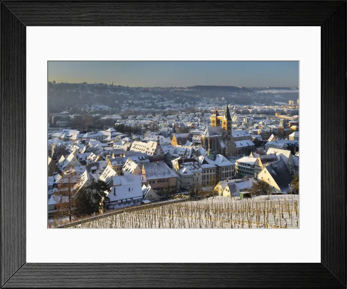 Framed Print : Old townhall with St Dionys Church, Esslingen am Neckar, Baden Wurttemberg, Germany Framed Print : Old townhall with St Dionys Church, Esslingen am Neckar, Baden Wurttemberg, Germany