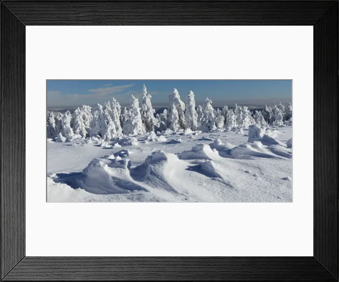 Framed Print : Hornisgrinde mountain in winter, Black Forest, Baden-Wurttemberg, Germany Framed Print : Hornisgrinde mountain in winter, Black Forest, Baden-Wurttemberg, Germany