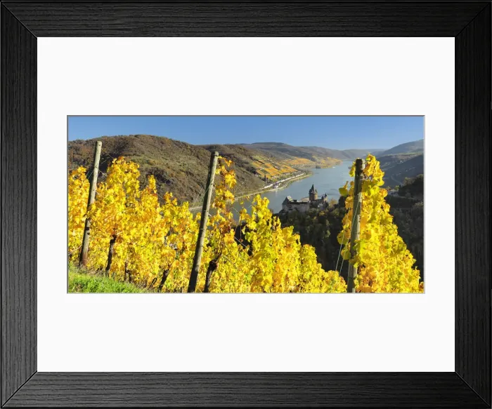 Framed Print : Stahleck and Rhine River, Bacharach, Rhine Valley, Rhineland-Palatinate, Germany Framed Print : Stahleck and Rhine River, Bacharach, Rhine Valley, Rhineland-Palatinate, Germany