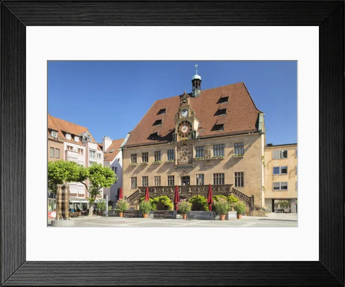 Framed Print : Townhall at the marketplace, Heilbronn, Baden Wurttemberg, Germany Framed Print : Townhall at the marketplace, Heilbronn, Baden Wurttemberg, Germany