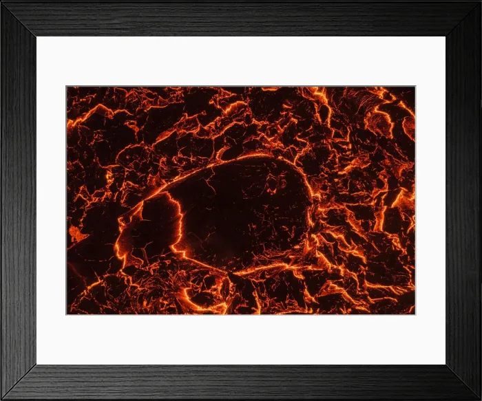 Framed Print : Fagradalsfjall volcano eruption. Geldingaldalir, Reykjanes Peninsula, Iceland Framed Print : Fagradalsfjall volcano eruption. Geldingaldalir, Reykjanes Peninsula, Iceland