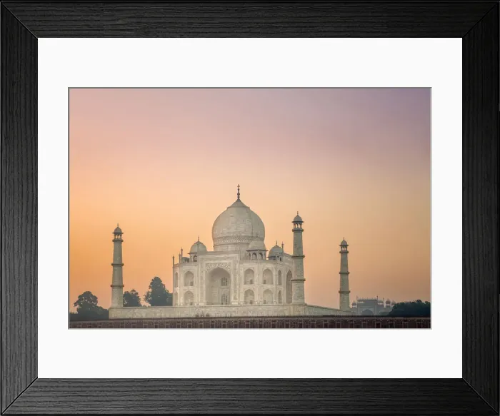Framed Print : Asia, India, Agra, Taj Mahal, exterior of the Taj Mahal at dawn with golden morning light Framed Print : Asia, India, Agra, Taj Mahal, exterior of the Taj Mahal at dawn with golden morning light