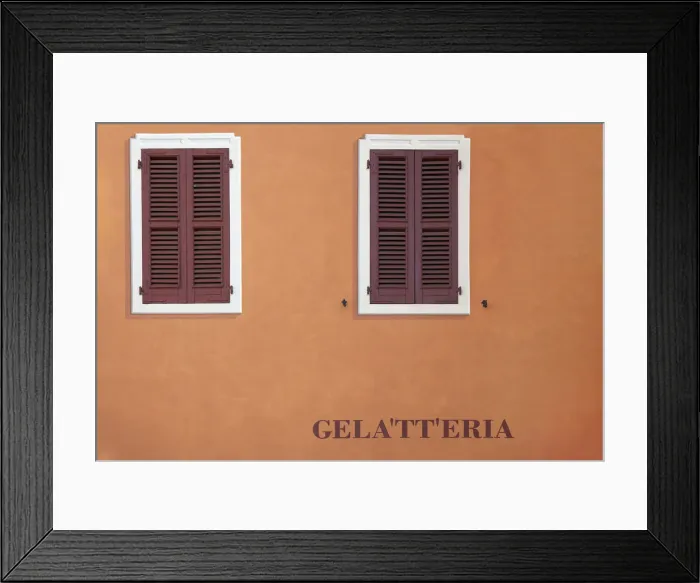 Framed Print : Colorful details in the historical borough of Fontanellato, Parma, Emilia Romagna, Italy Framed Print : Colorful details in the historical borough of Fontanellato, Parma, Emilia Romagna, Italy