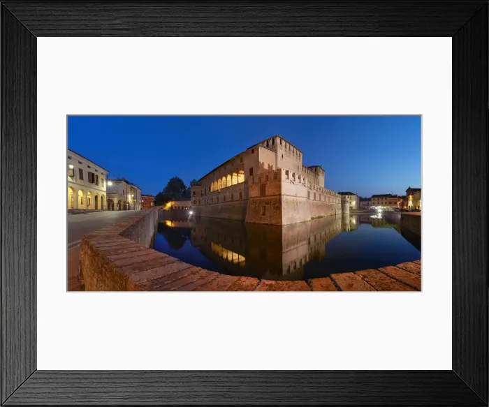 Framed Print : The Rocca Sanvitale (Sanvitale Castle), a fortress residence in the centre of Framed Print : The Rocca Sanvitale (Sanvitale Castle), a fortress residence in the centre of