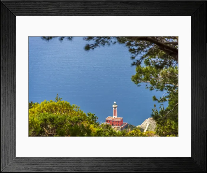 Framed Print : Europe, Italy, Campania. The lighthouse Faro di Punta Carena on Capri Island Framed Print : Europe, Italy, Campania. The lighthouse Faro di Punta Carena on Capri Island