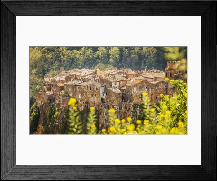 Framed Print : Europe, Italy, Latium. The beautiful village of Calcata Vecchia Framed Print : Europe, Italy, Latium. The beautiful village of Calcata Vecchia